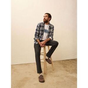 Faherty Men’s 30/32 Stretch Terry 5-Pocket Pant Black MBC0020-oyx #764